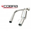 VX19 Cobra Sport Vauxhall Corsa D SRI (2010>) Cat Back System (2.5" bore) (Non-Resonated)